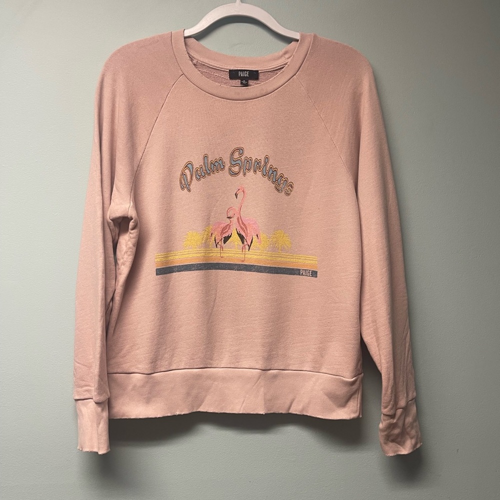 PAIGE Beige Crewneck Sweatshirt